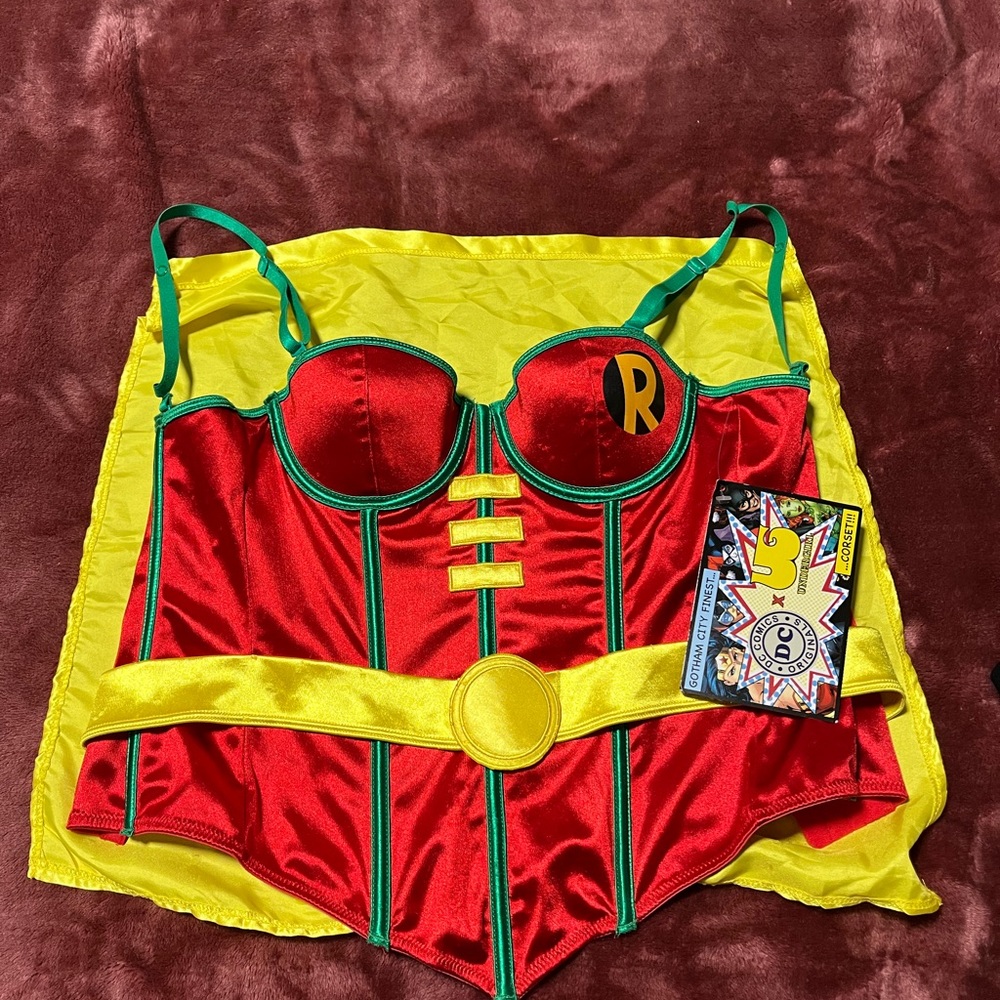 Women’s robin costume corset